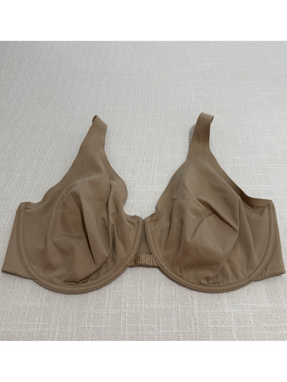 Third Love 38E Spacer Bra 24/7 Unlined Classic Full Coverage Taupe Nude